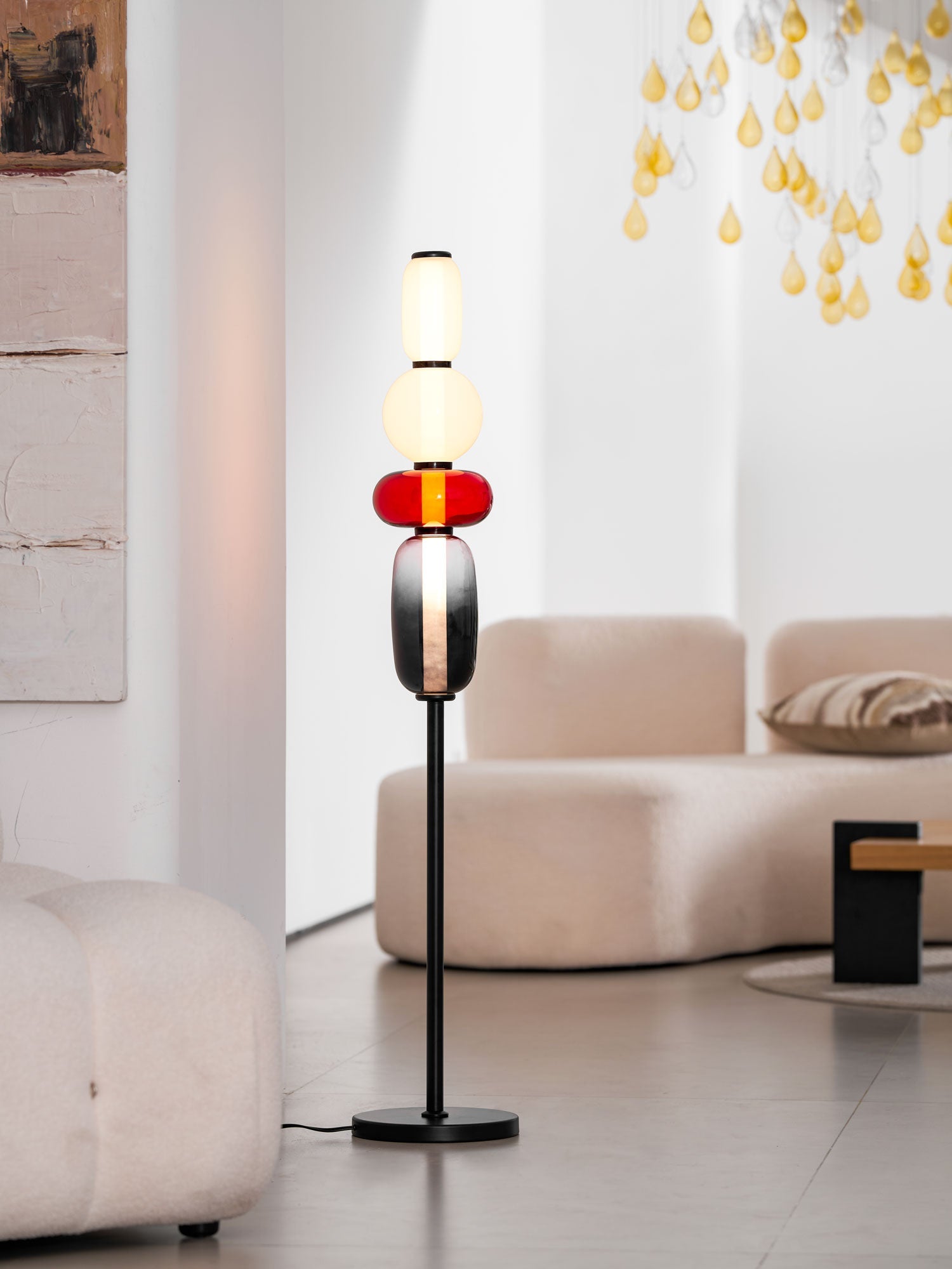 Willowshire Glass Floor Lamp