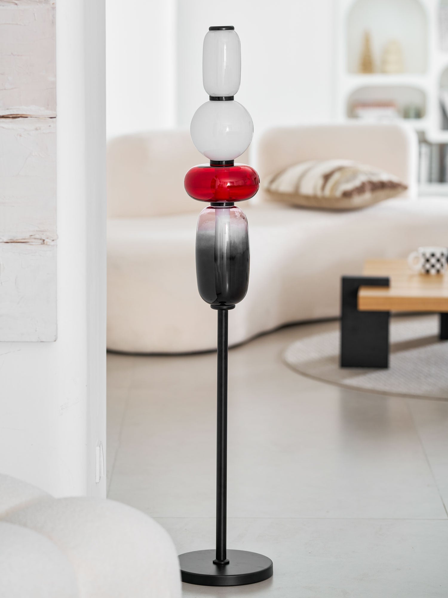 Willowshire Glass Floor Lamp