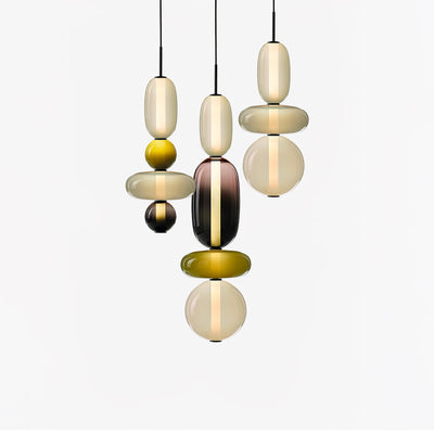 Lioraena Candied Glass Cluster Pendant Light