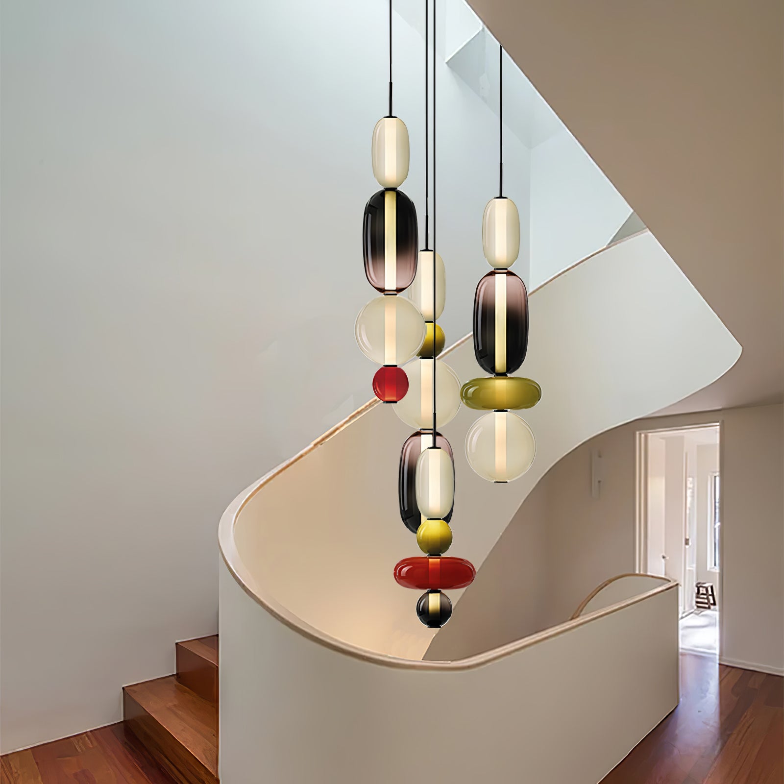 Lioraena Candied Glass Cluster Pendant Light