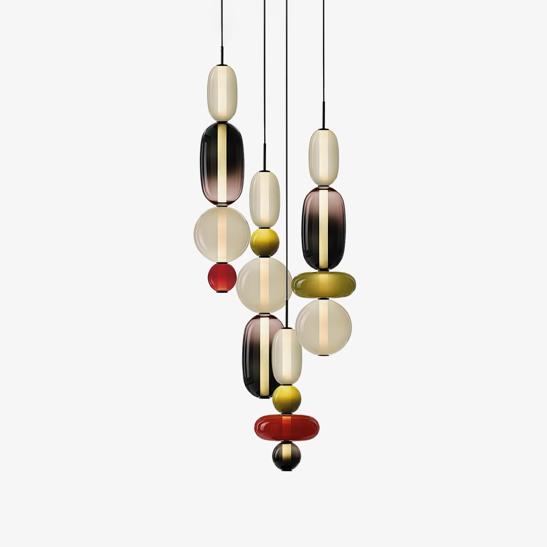 Lioraena Candied Glass Cluster Pendant Light