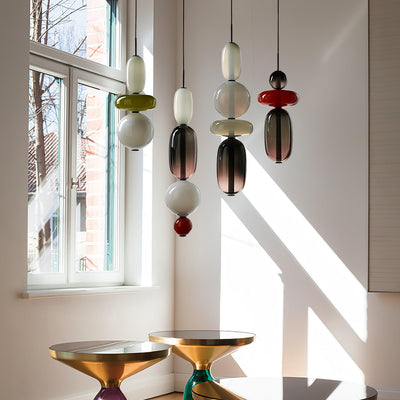 Lioraena Candied Glass Cluster Pendant Light