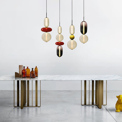 Lioraena Candied Glass Cluster Pendant Light