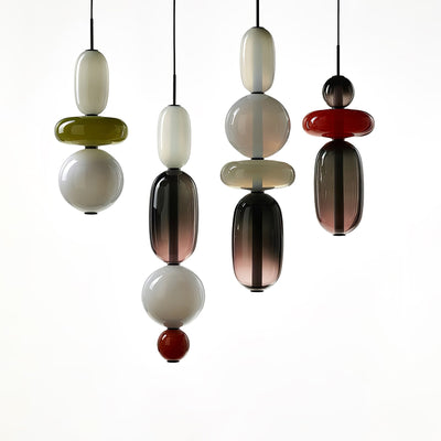 Lioraena Candied Glass Cluster Pendant Light