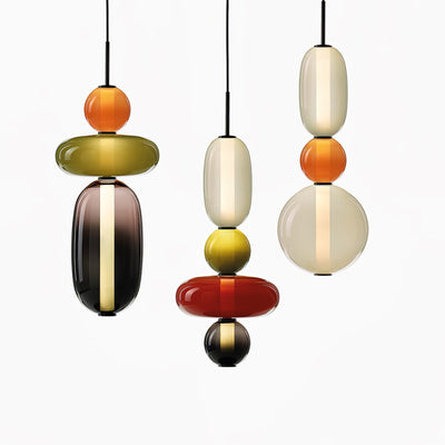Lioraena Candied Glass Cluster Pendant Light