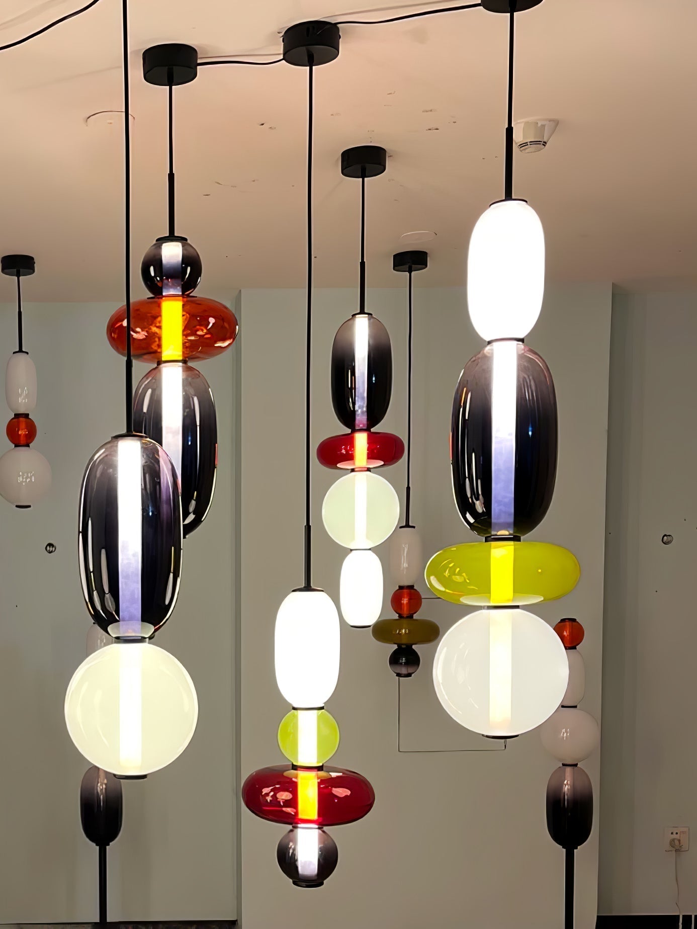 Daelen Glass Acrylic Artistic Pendant Light