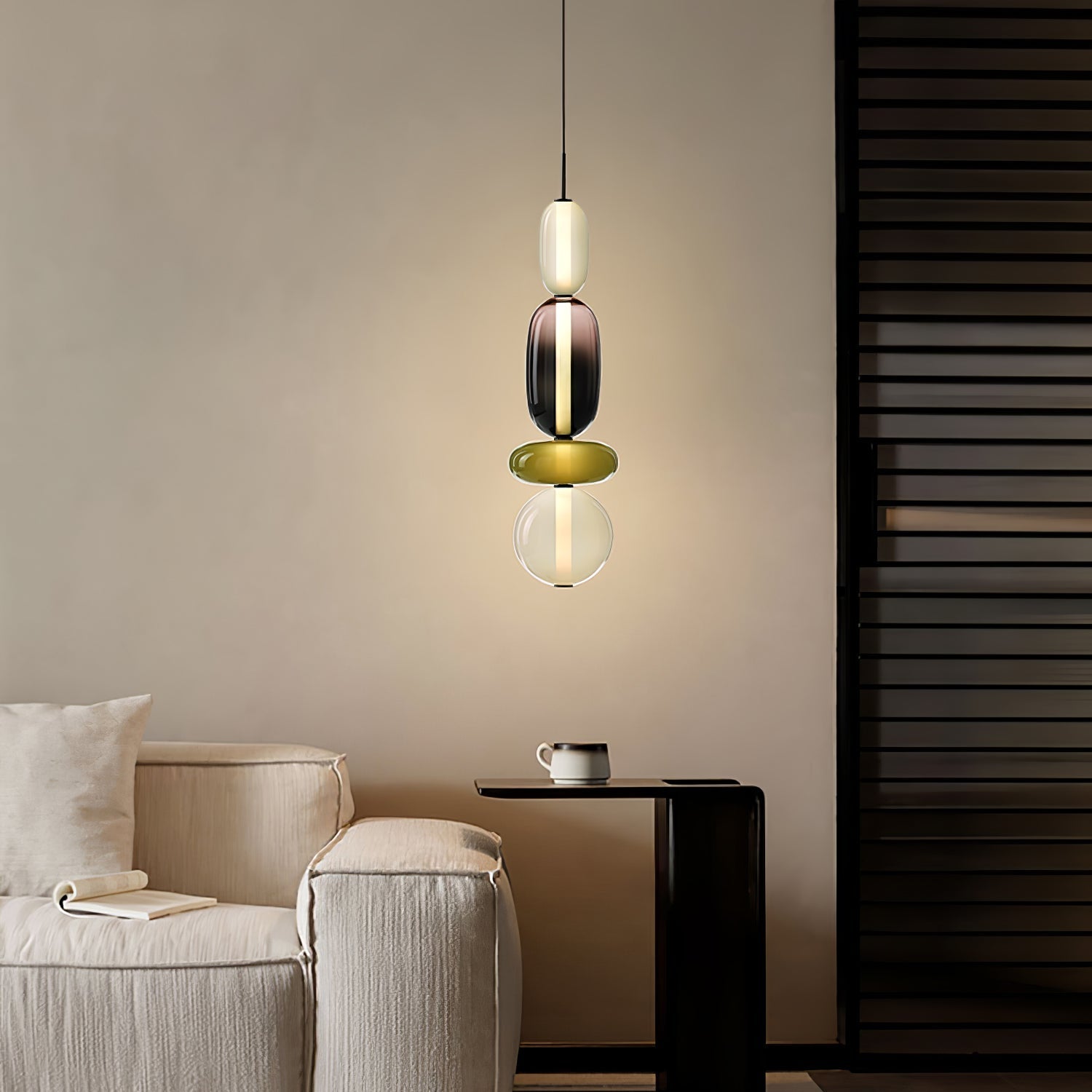 Lioraena Candied Glass Cluster Pendant Light
