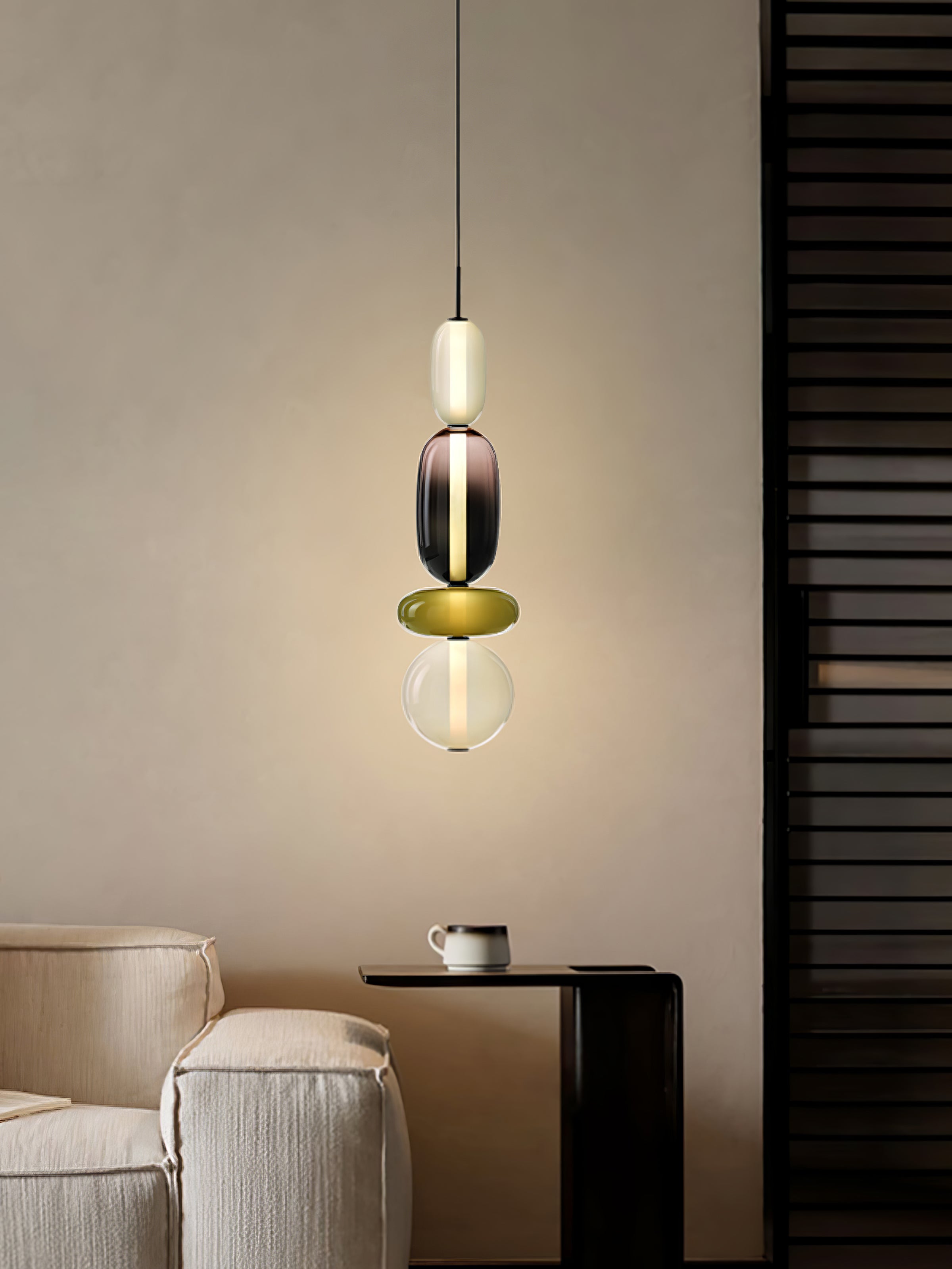 Lioraena Candied Glass Cluster Pendant Light