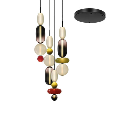 Lioraena Candied Glass Cluster Pendant Light