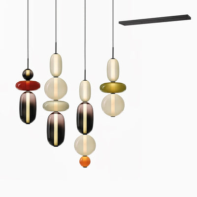 Lioraena Candied Glass Cluster Pendant Light