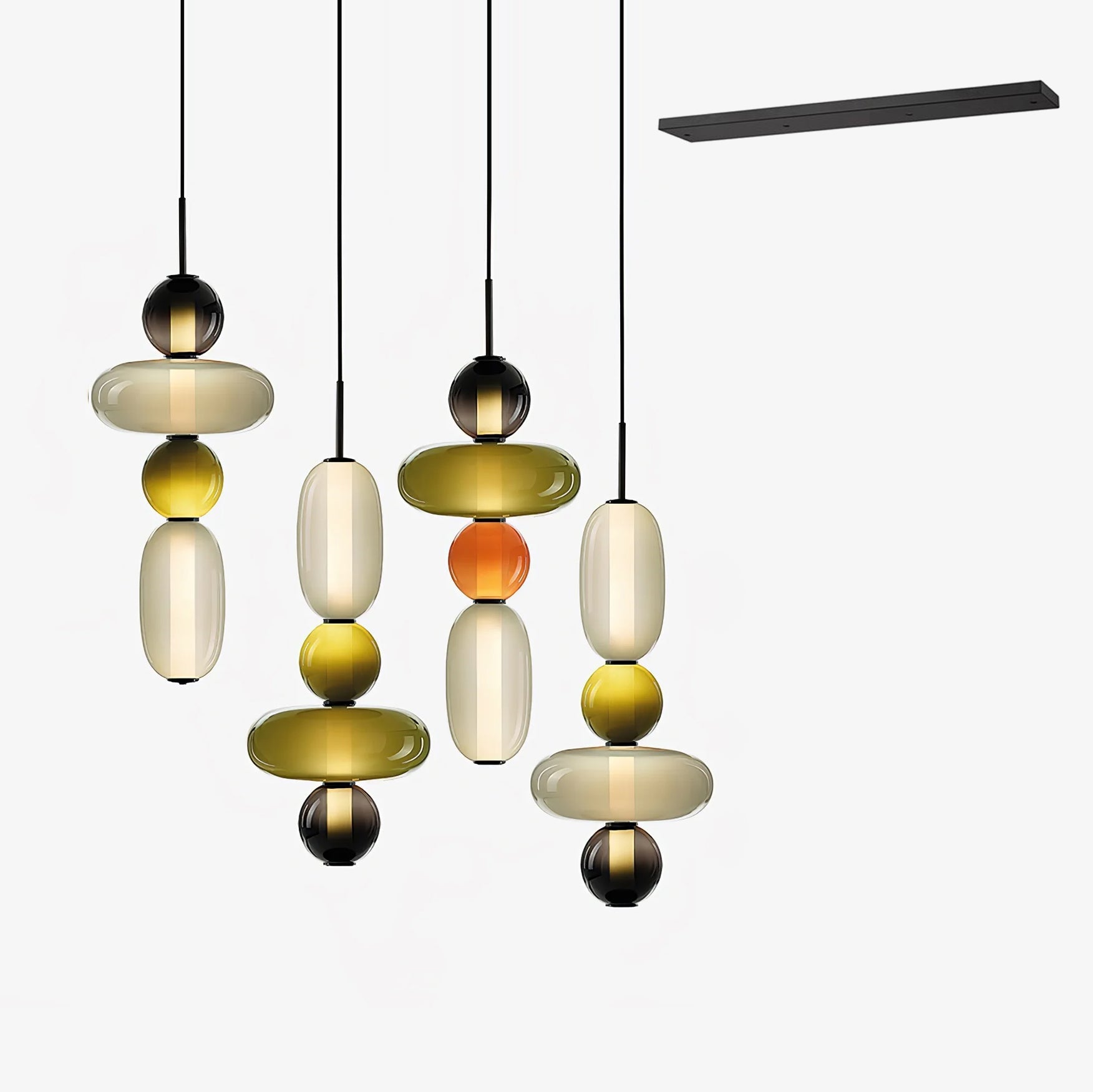 Daelen Glass Acrylic Artistic Pendant Light