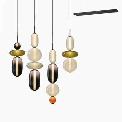 Lioraena Candied Glass Cluster Pendant Light