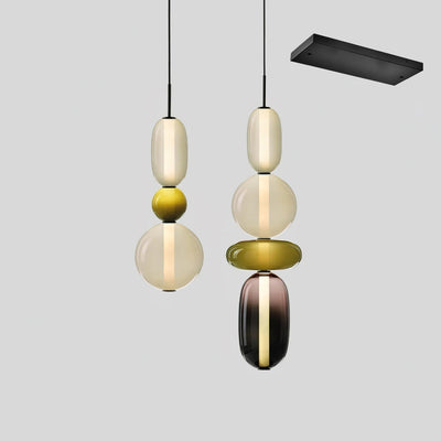 Lioraena Candied Glass Cluster Pendant Light