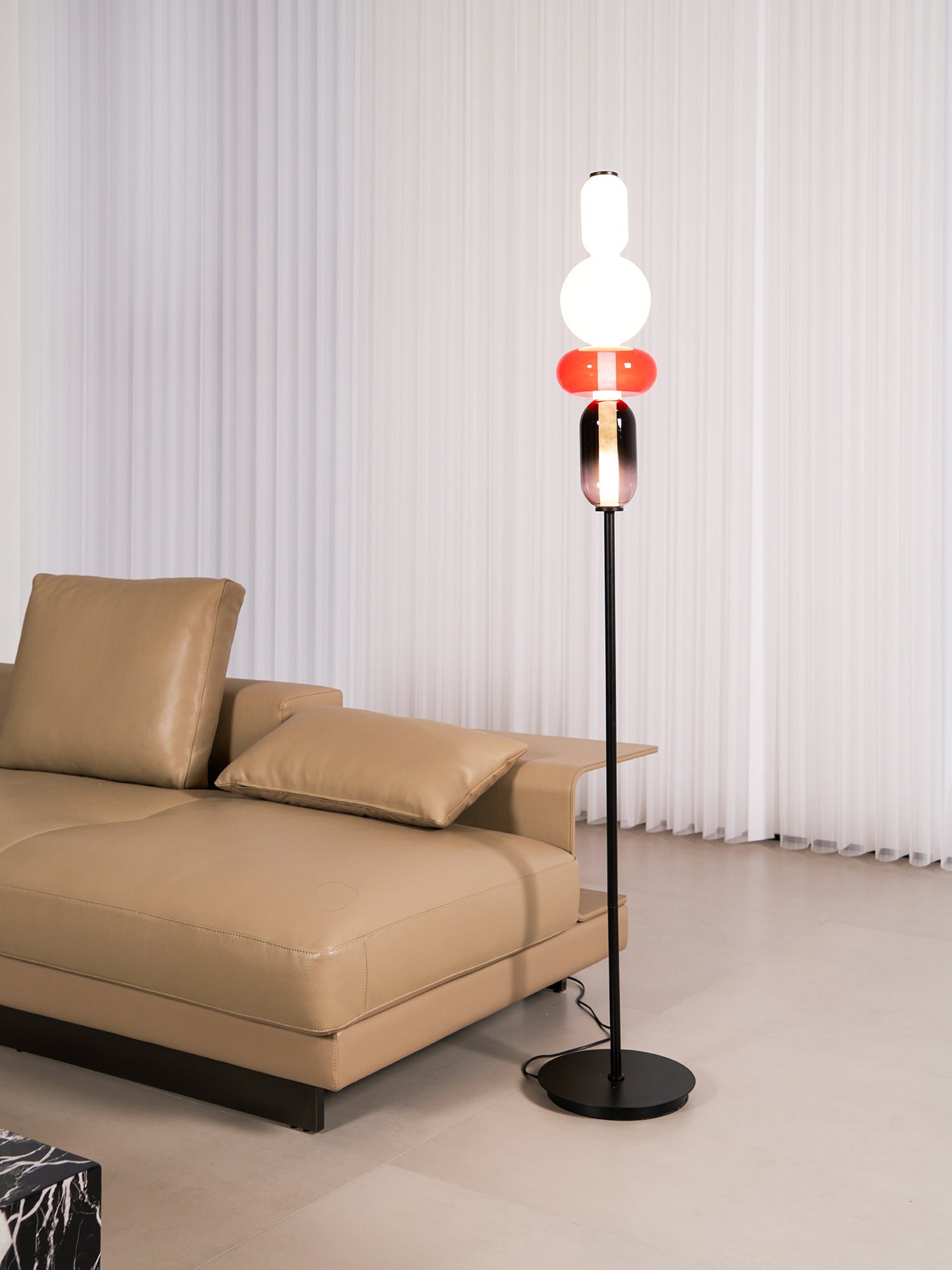 Willowshire Glass Floor Lamp