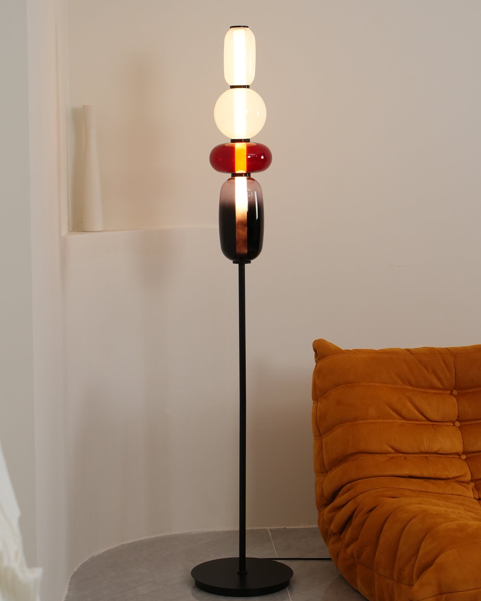 Willowshire Glass Floor Lamp