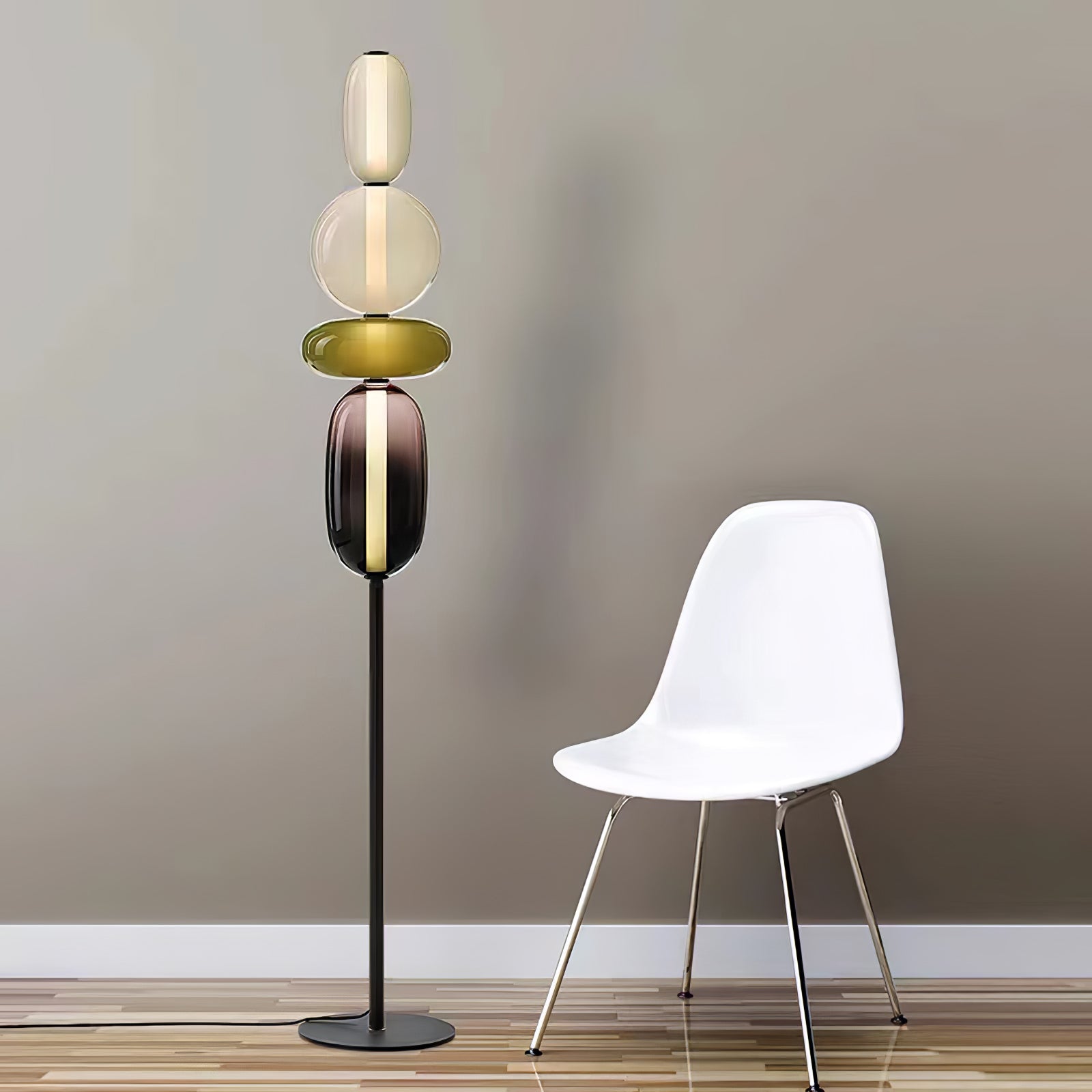 Willowshire Glass Floor Lamp