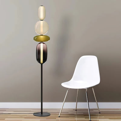 Willowshire Glass Floor Lamp
