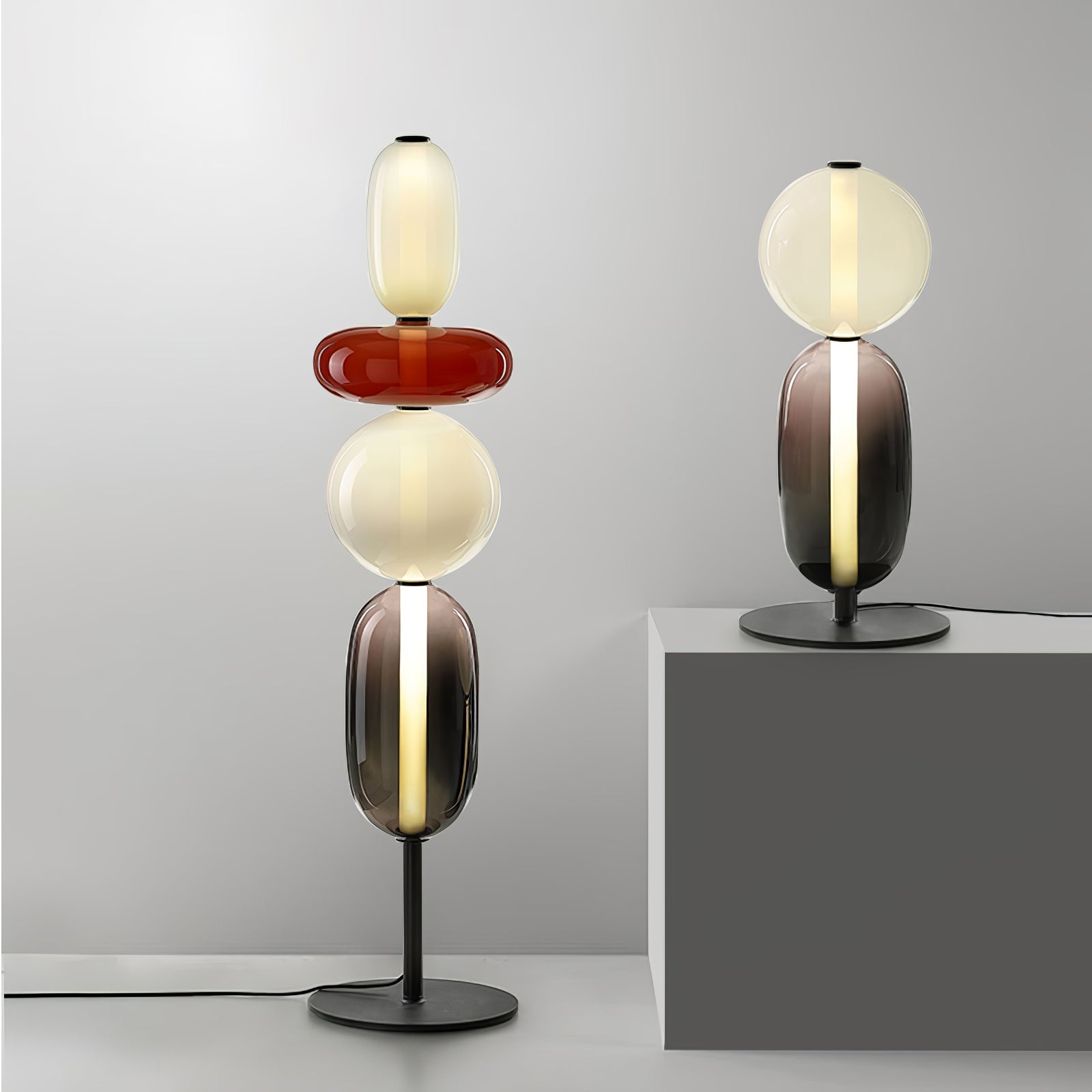 Willowshire Glass Floor Lamp