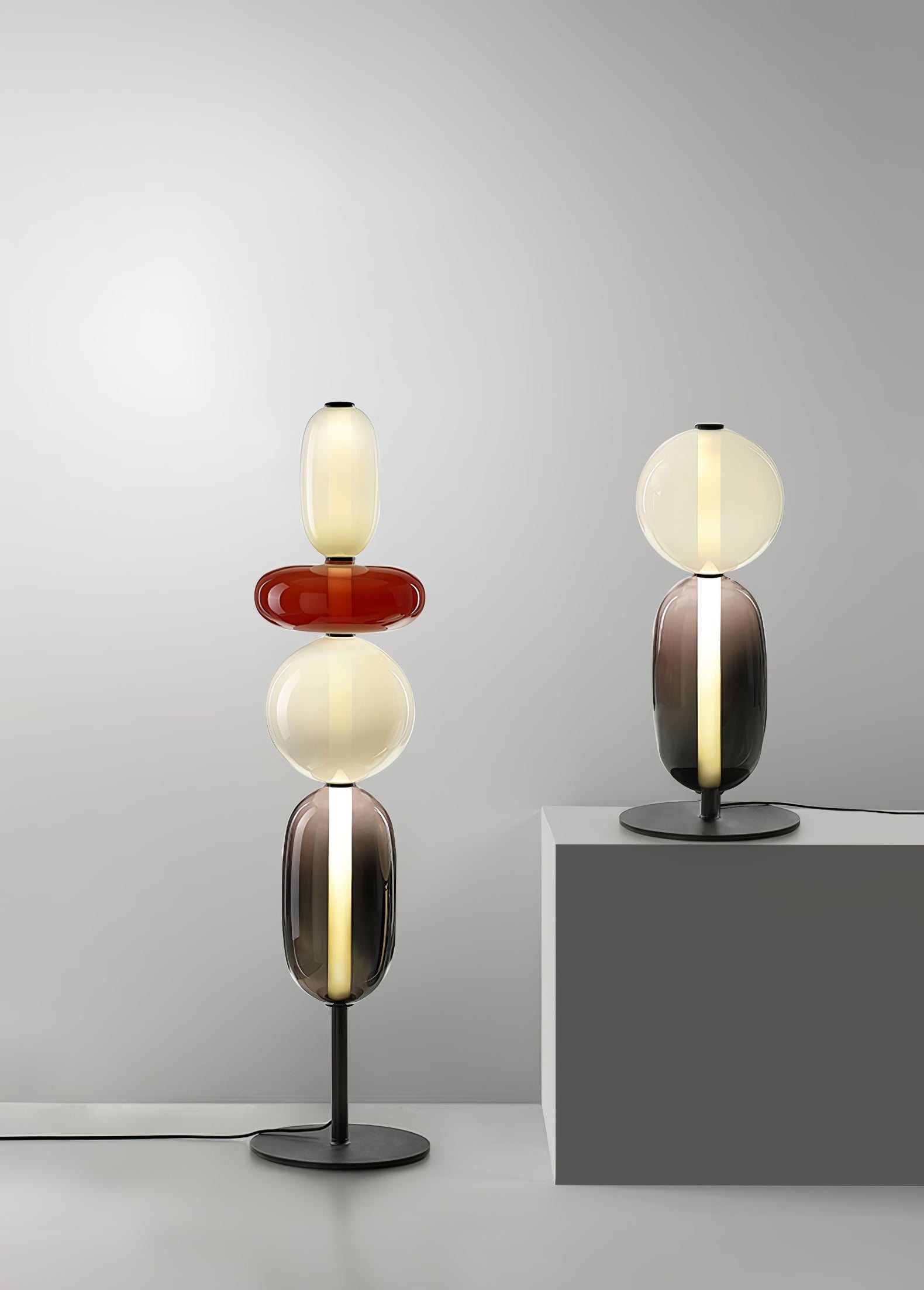 Willowshire Glass Floor Lamp
