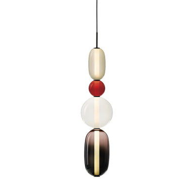 Zodore Premium Art Stained Glass Pendant Lamp - Neutral Decor