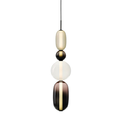 Zodore Premium Art Stained Glass Pendant Lamp - Neutral Decor