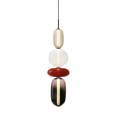 Zodore Premium Art Stained Glass Pendant Lamp - Neutral Decor