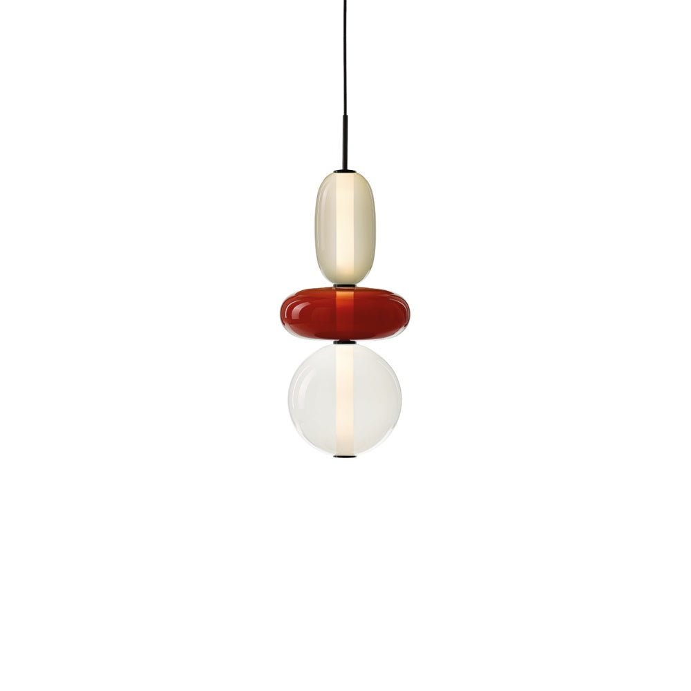 Zodore Premium Art Stained Glass Pendant Lamp - Neutral Decor