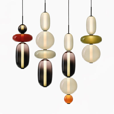 Lioraena Candied Glass Cluster Pendant Light