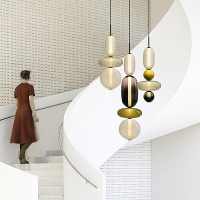 Lioraena Candied Glass Cluster Pendant Light