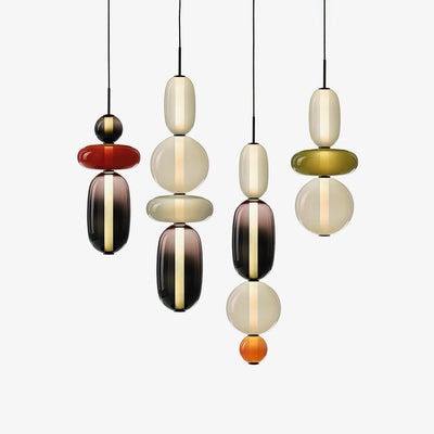 Lioraena Candied Glass Cluster Pendant Light