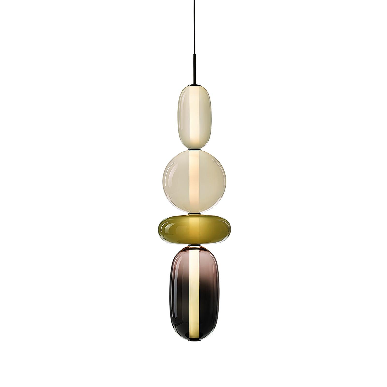 Lioraena Candied Glass Cluster Pendant Light