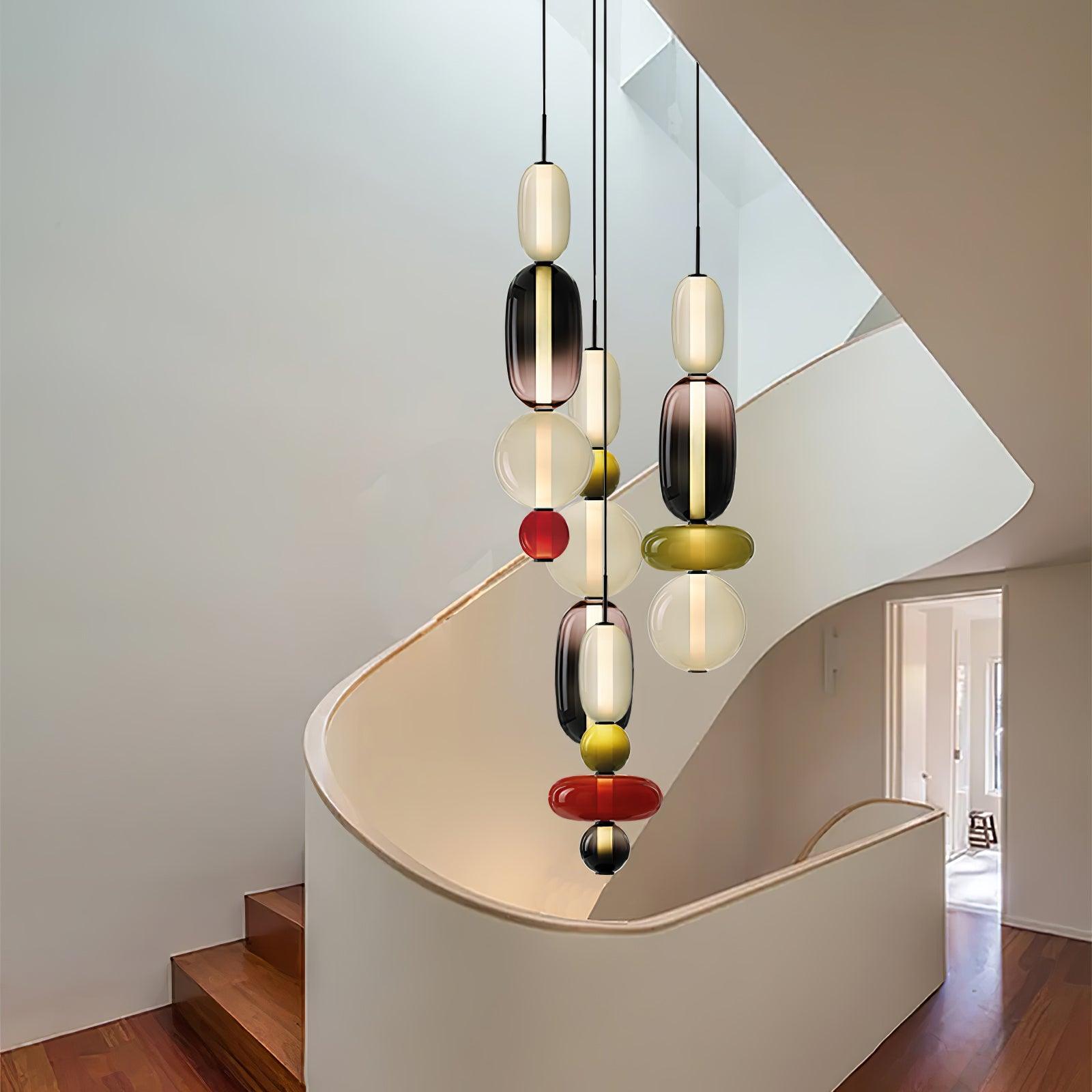 Lioraena Candied Glass Cluster Pendant Light