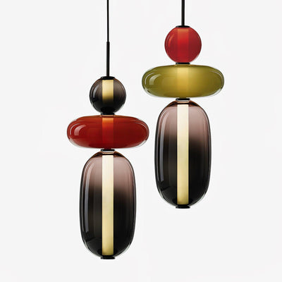 Lioraena Candied Glass Cluster Pendant Light