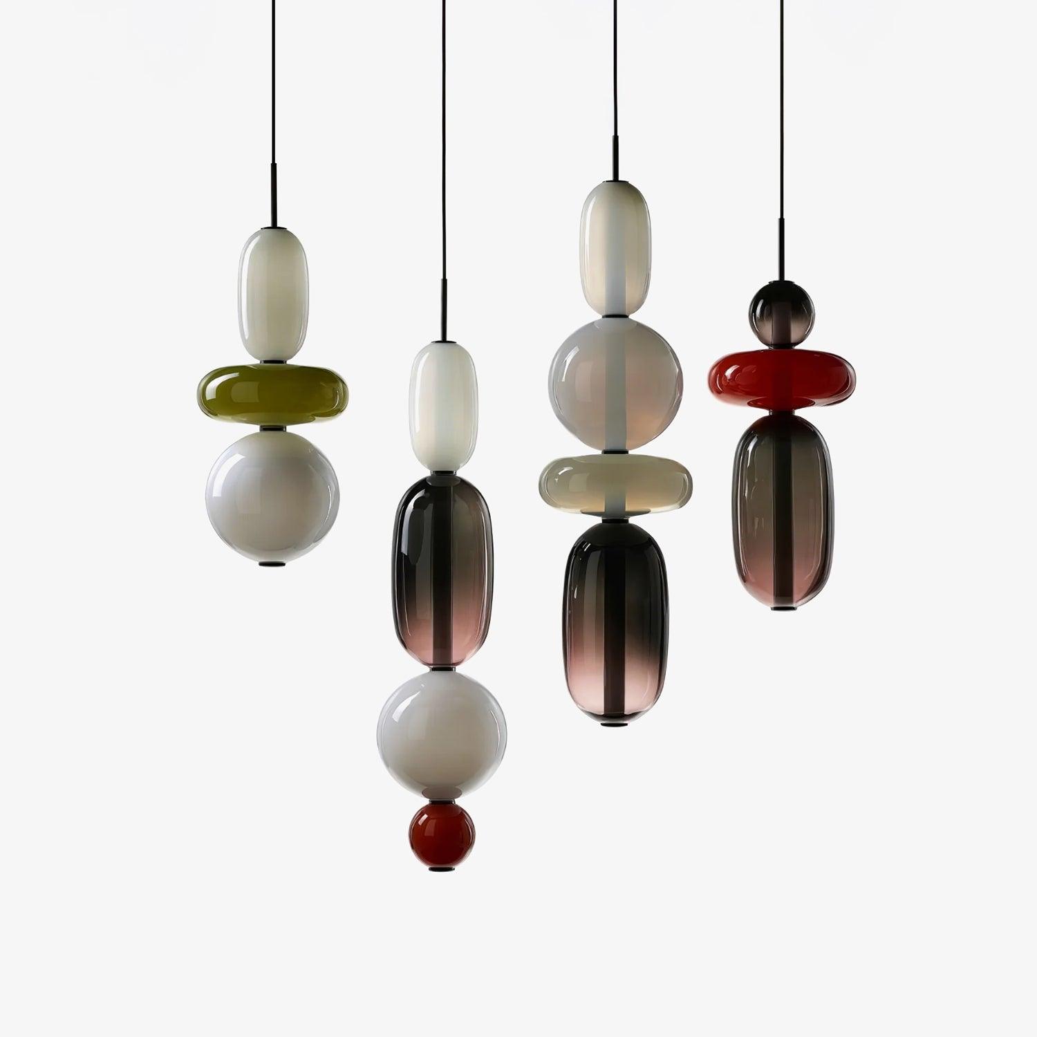 Lioraena Candied Glass Cluster Pendant Light
