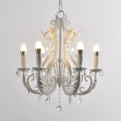 Yuna Pendant Lamp Candle Holder Crystal Beads