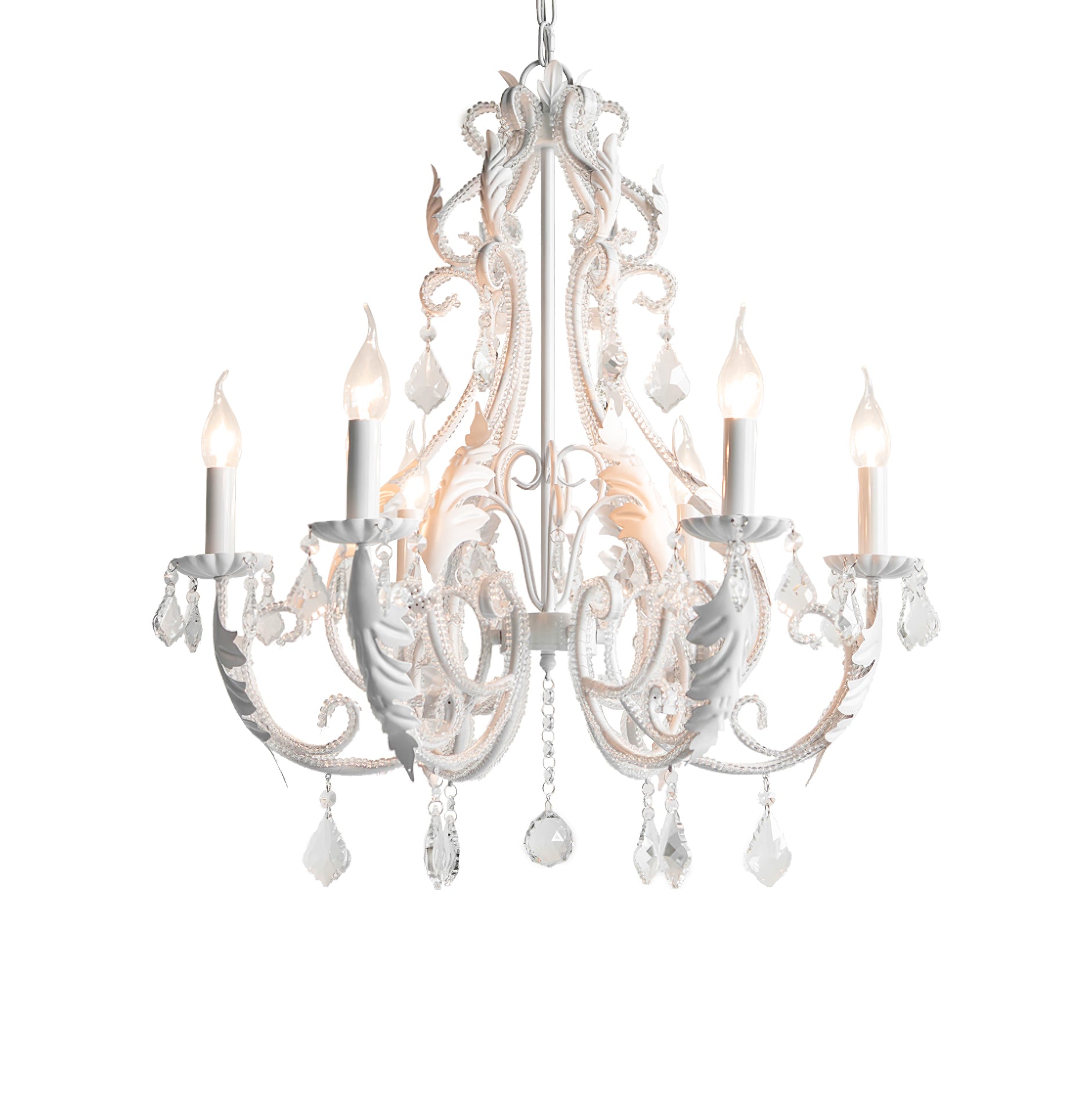 Yuna Pendant Lamp Candle Holder Crystal Beads