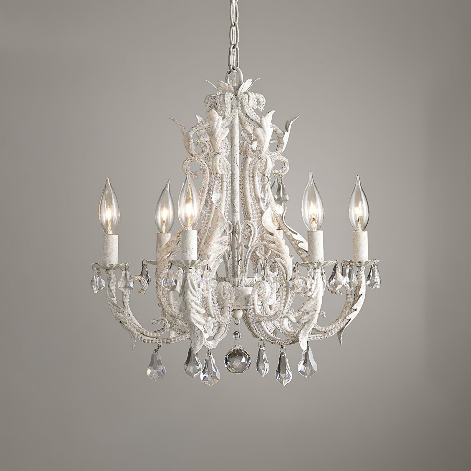 Yuna Pendant Lamp Candle Holder Crystal Beads