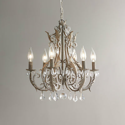 Yuna Pendant Lamp Candle Holder Crystal Beads