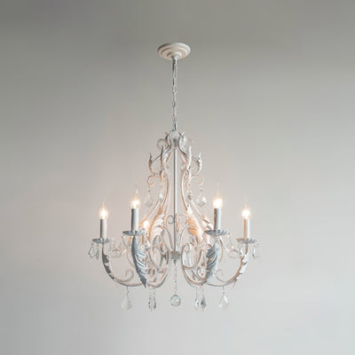 Yuna Pendant Lamp Candle Holder Crystal Beads