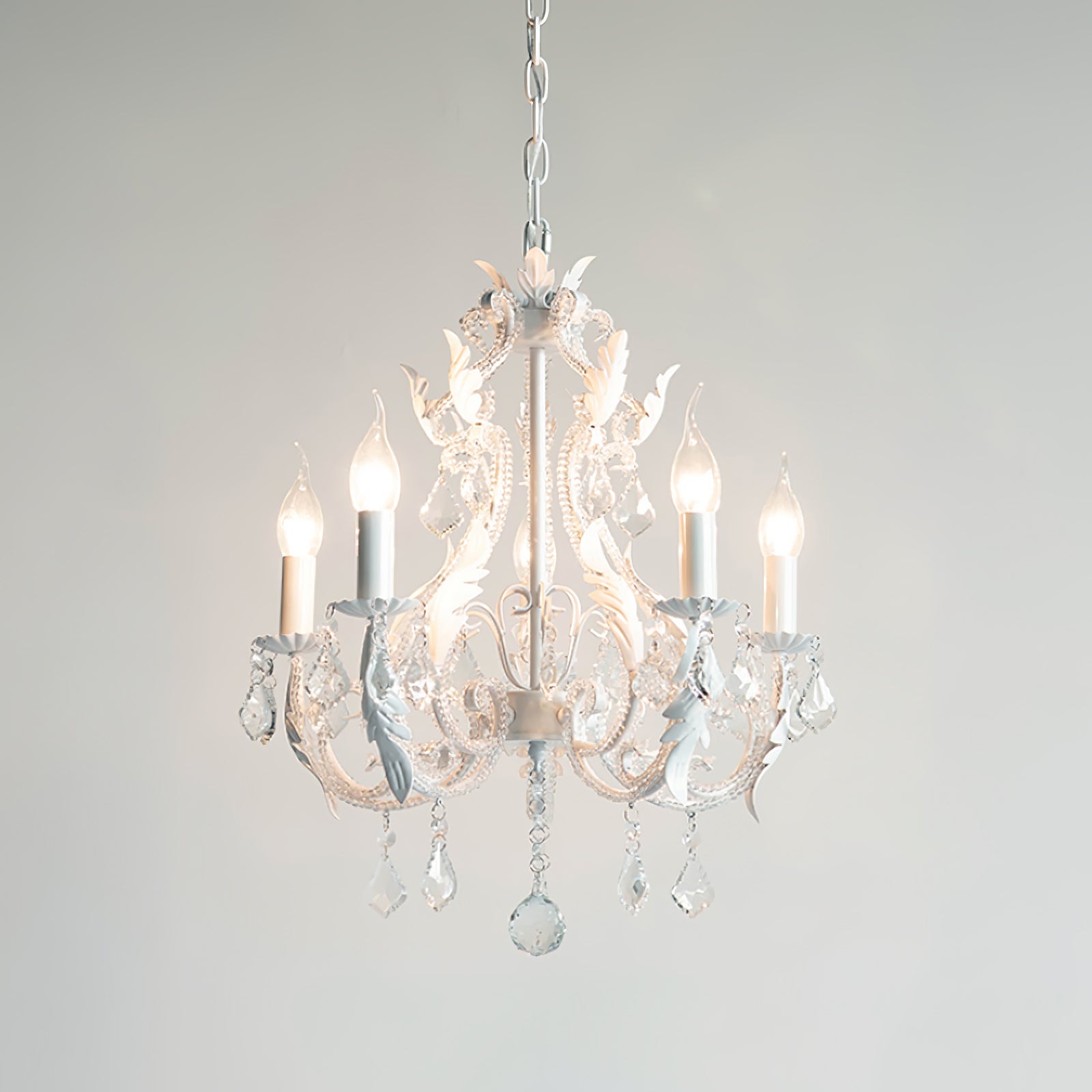 Yuna Pendant Lamp Candle Holder Crystal Beads
