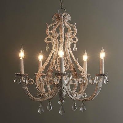 Yuna Pendant Lamp Candle Holder Crystal Beads