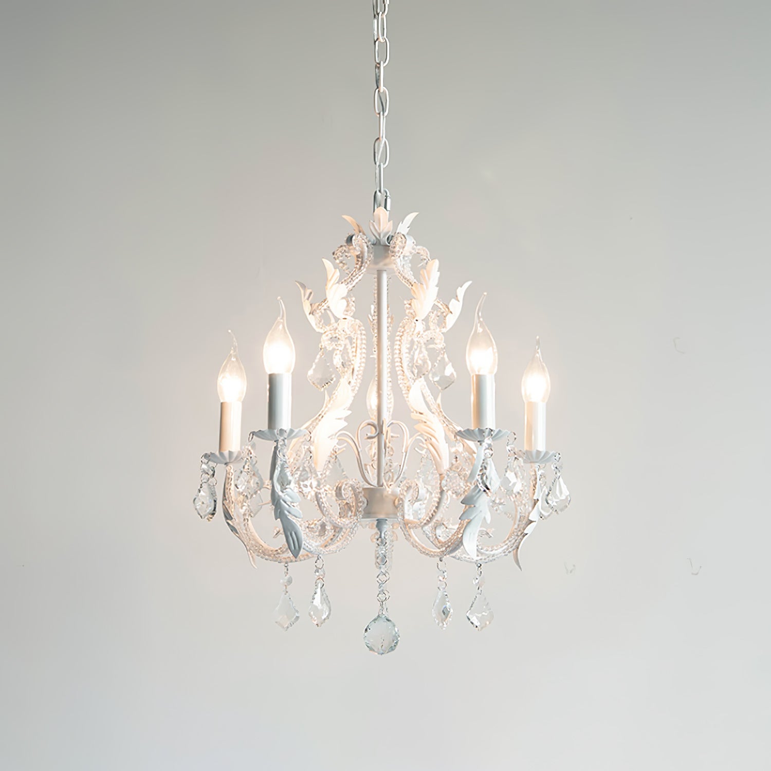 Yuna Pendant Lamp Candle Holder Crystal Beads
