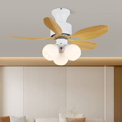 Celoia Colorful Glass Ceiling Fan Light