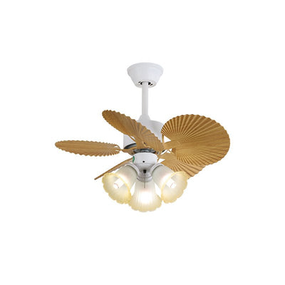 Celoia Colorful Glass Ceiling Fan Light