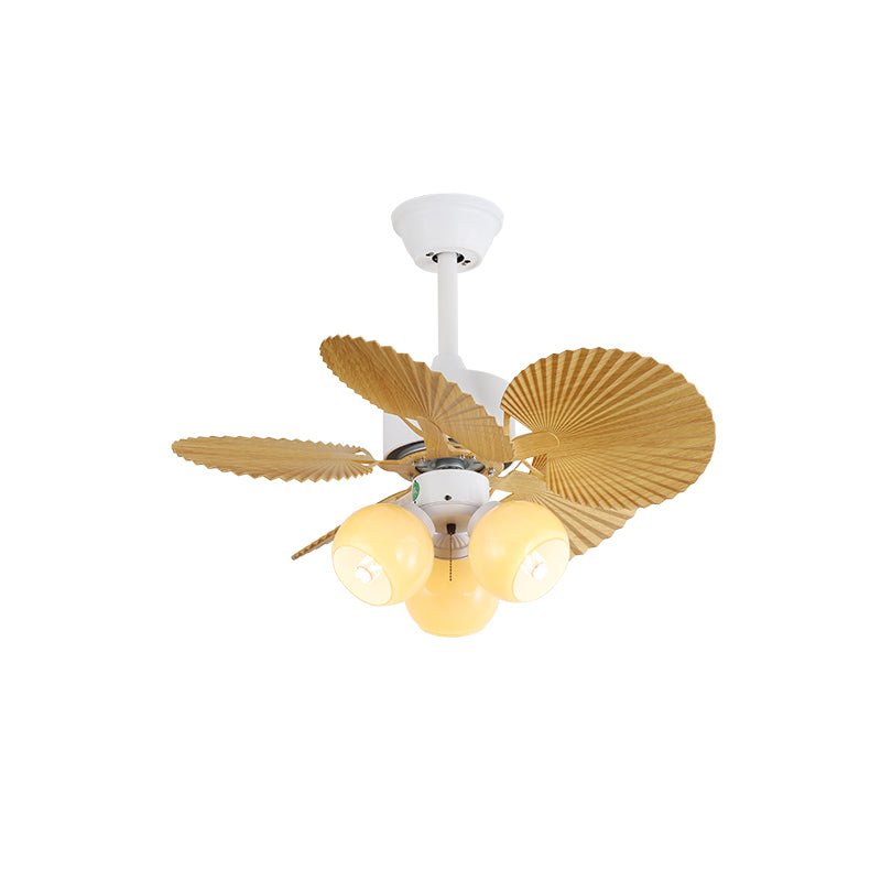 Celoia Colorful Glass Ceiling Fan Light
