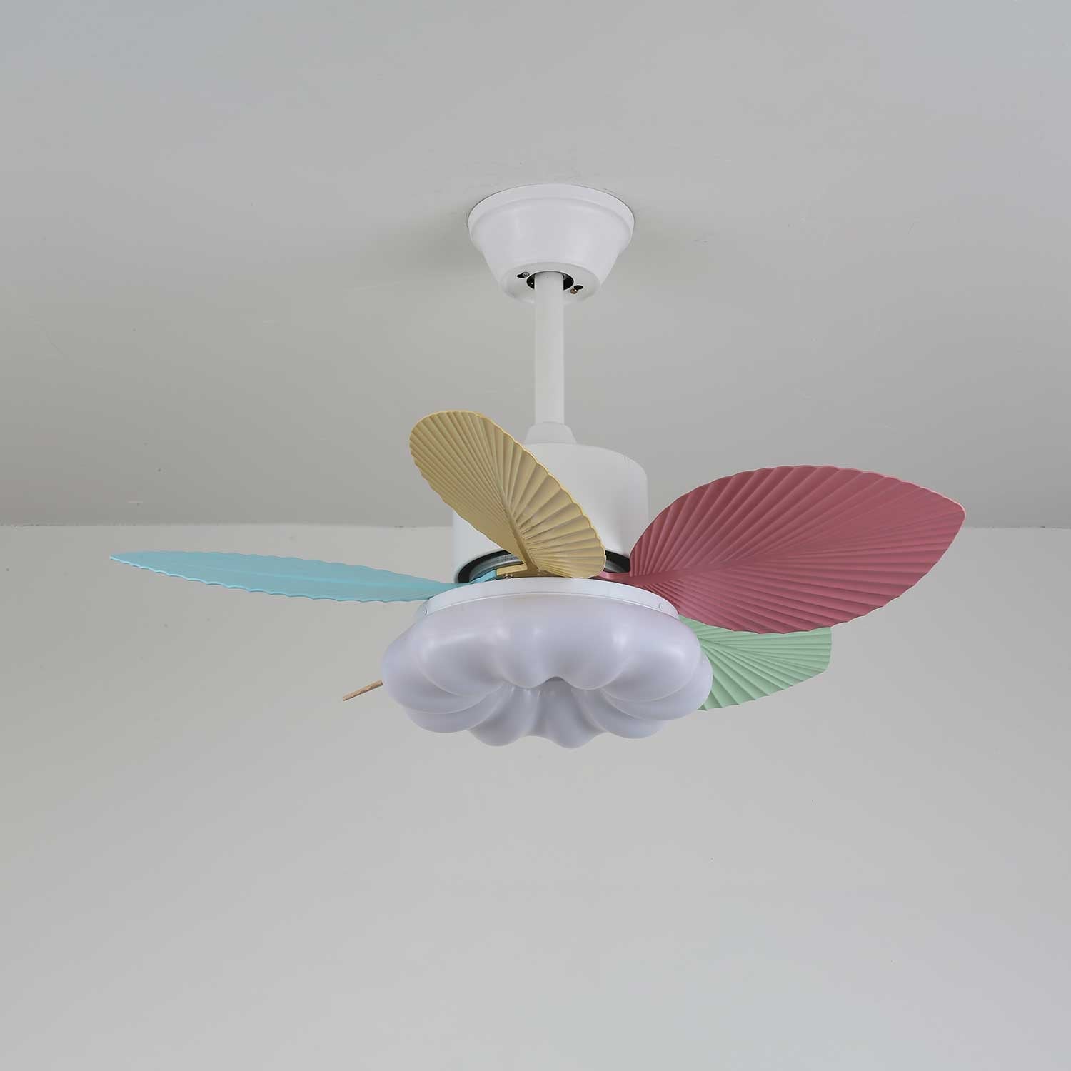 Celoia Colorful Glass Ceiling Fan Light