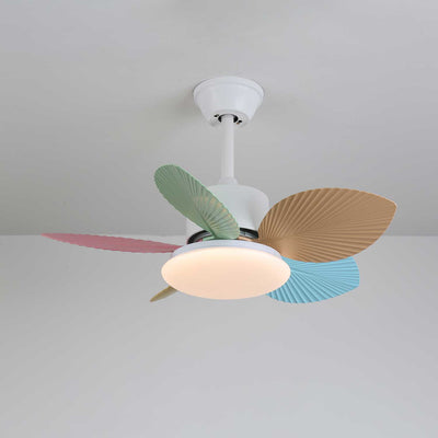 Celoia Colorful Glass Ceiling Fan Light