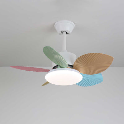 Celoia Colorful Glass Ceiling Fan Light