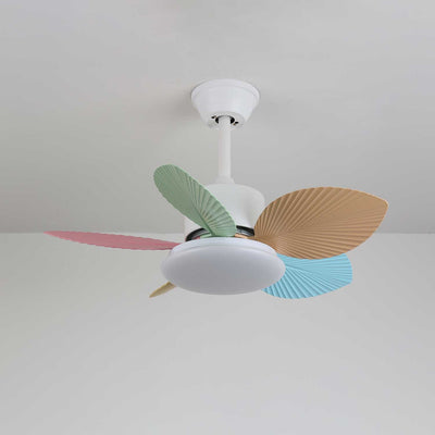 Celoia Colorful Glass Ceiling Fan Light