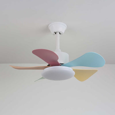 Celoia Colorful Glass Ceiling Fan Light